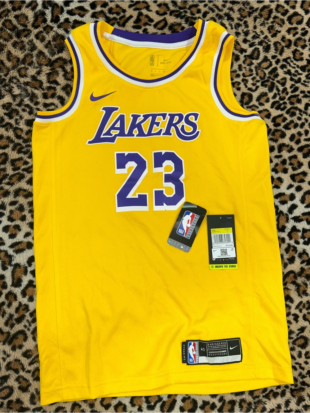 Nike LeBron James Lakers jersey